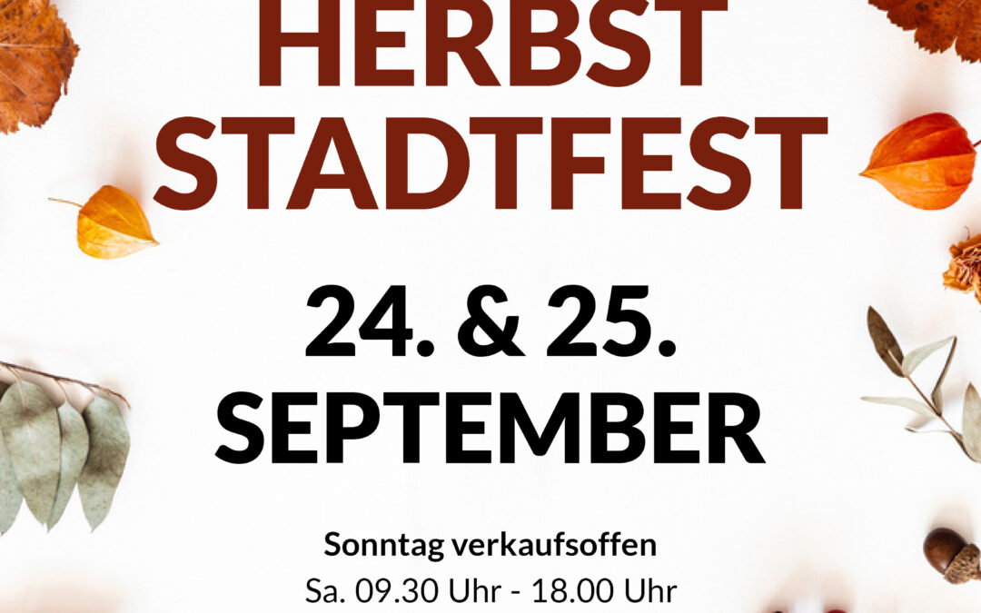Herbststadtfest 2022